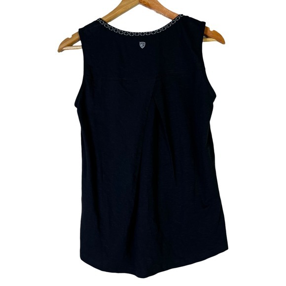 Kuhl Shay Tank Top Womens Black Sleeveless‎ Embroidered Size S Boho Hippie - Picture 5 of 7